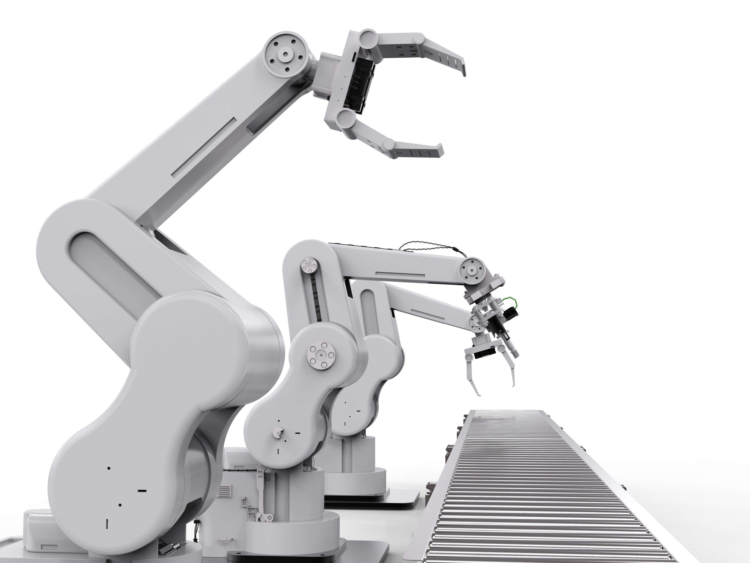 Robotska roka z vakuumskim prijemalnikom na proizvodni liniji